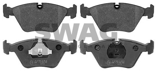 Комплект тормозных колодок, дисковый тормоз SWAG 99 11 6083