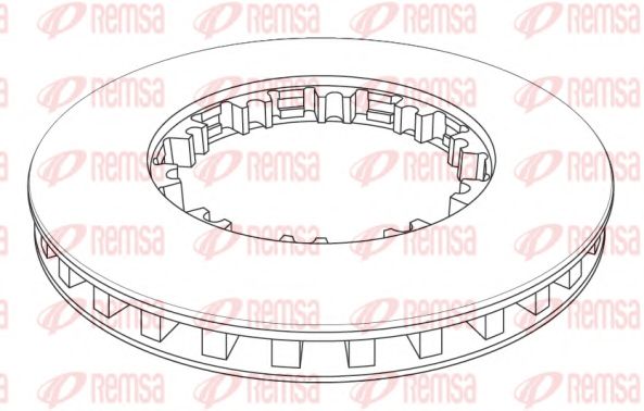 Тормозной диск REMSA NCA1143.21