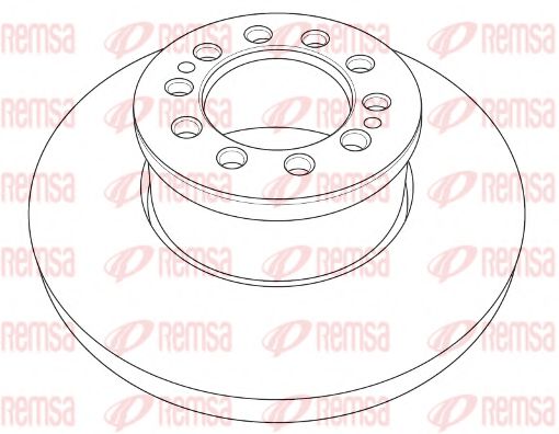 Тормозной диск REMSA NCA1203.10
