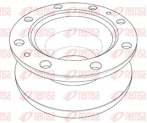 Тормозной диск REMSA NCA1204.10