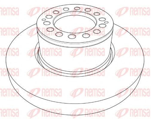 Тормозной диск REMSA NCA1205.10