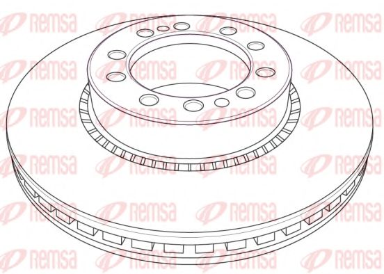 Тормозной диск REMSA NCA1208.20