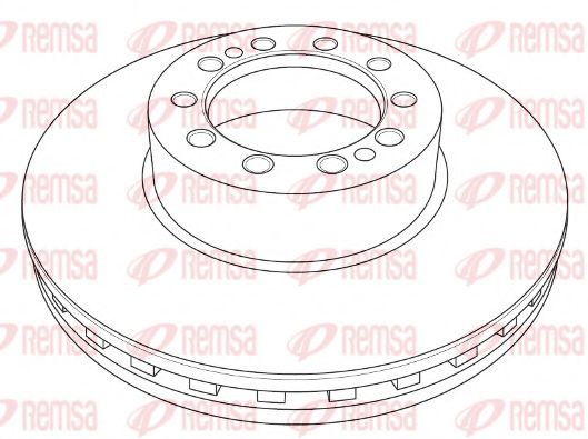Тормозной диск REMSA NCA1210.20