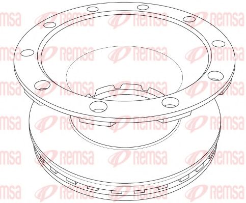 Тормозной диск REMSA NCA1218.20