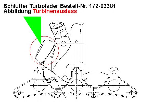 Компрессор, наддув SCHLÜTTER TURBOLADER 172-03381