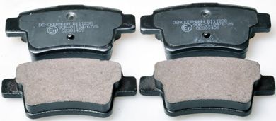 Комплект тормозных колодок, дисковый тормоз DENCKERMANN B111238