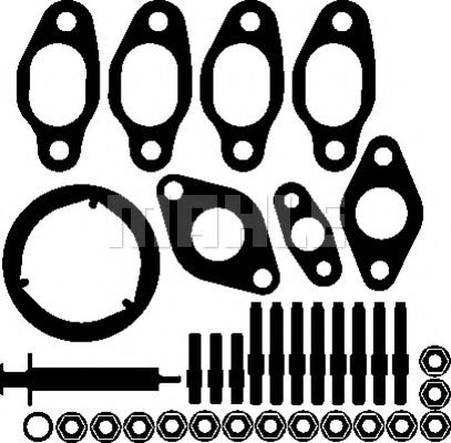 Монтажный комплект, компрессор MAHLE ORIGINAL 030 TA 18662 000