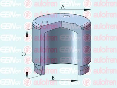 Поршень, корпус скобы тормоза AUTOFREN SEINSA D025539