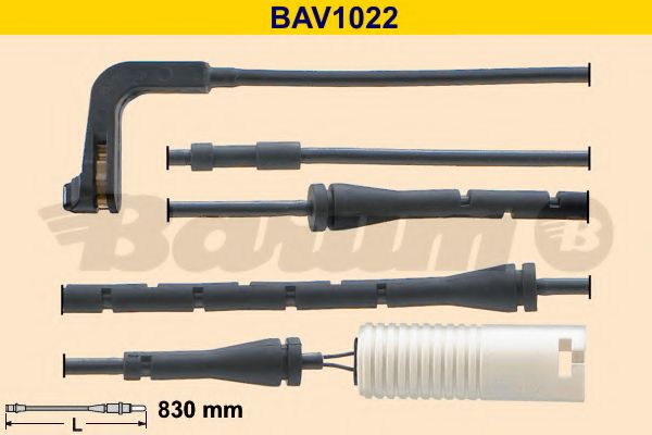 Сигнализатор, износ тормозных колодок BARUM BAV1022