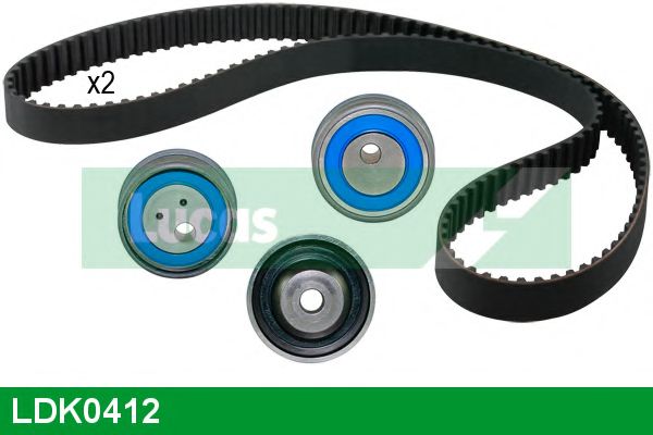 Комплект ремня ГРМ LUCAS ENGINE DRIVE LDK0412