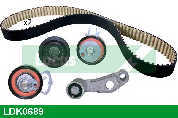 Комплект ремня ГРМ LUCAS ENGINE DRIVE LDK0689