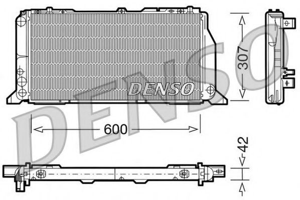 Радиатор, охлаждение двигателя NPS DRM02013