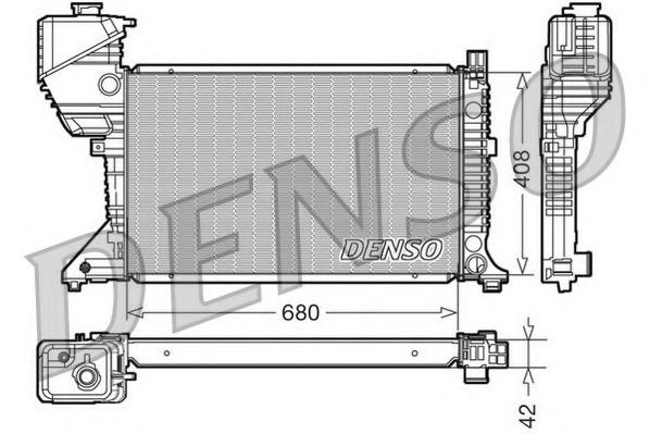 Радиатор, охлаждение двигателя NPS DRM17017