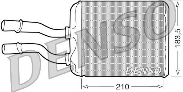 Теплообменник, отопление салона NPS DRR01011