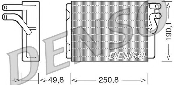 Теплообменник, отопление салона NPS DRR33010