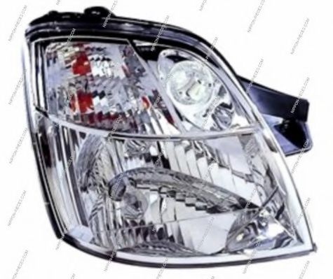 Вставка фары, основная фара NPS 2231115LLDEM