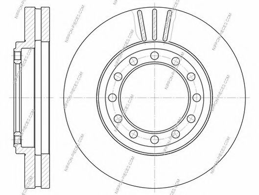 Тормозной диск NPS I330U13