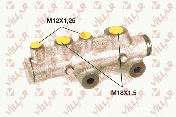 Главный тормозной цилиндр VILLAR 621.3062