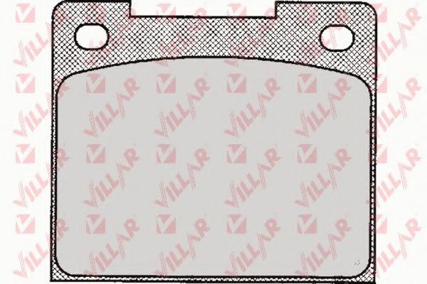 Комплект тормозных колодок, дисковый тормоз VILLAR 626.0113