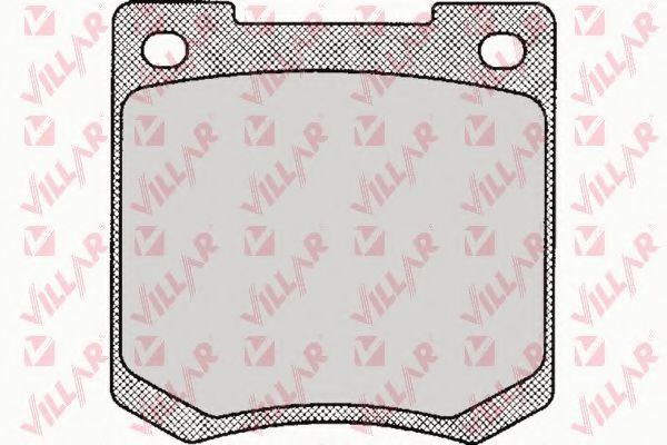 Комплект тормозных колодок, дисковый тормоз VILLAR 626.0114