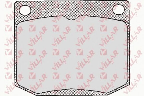 Комплект тормозных колодок, дисковый тормоз VILLAR 626.0150