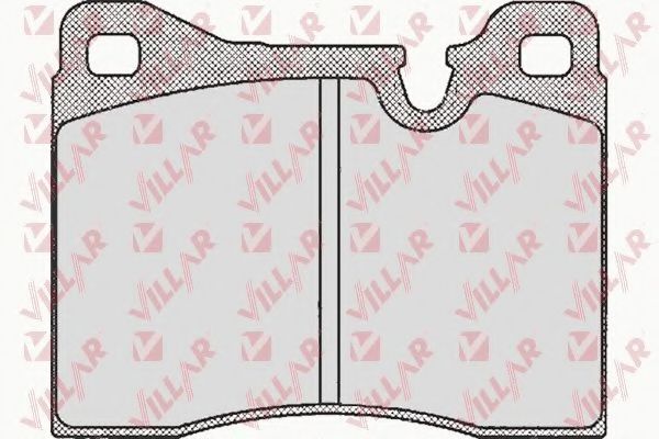Комплект тормозных колодок, дисковый тормоз VILLAR 626.0207