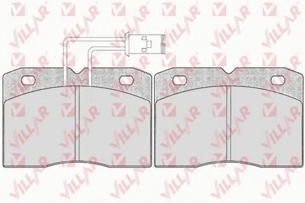 Комплект тормозных колодок, дисковый тормоз VILLAR 626.0281