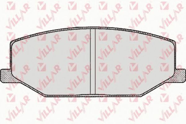 Комплект тормозных колодок, дисковый тормоз VILLAR 626.0290
