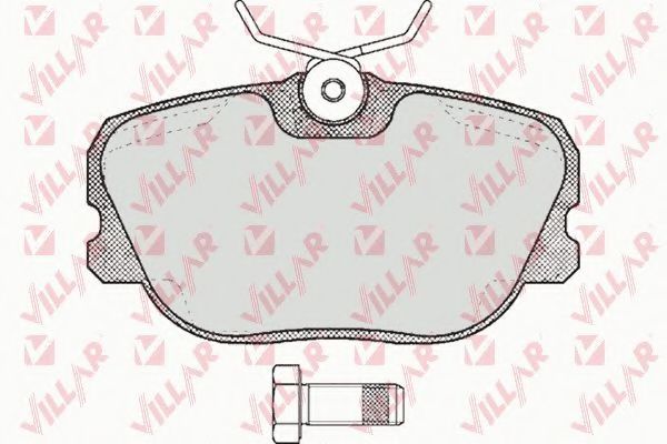 Комплект тормозных колодок, дисковый тормоз VILLAR 626.0303
