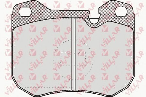 Комплект тормозных колодок, дисковый тормоз VILLAR 20481