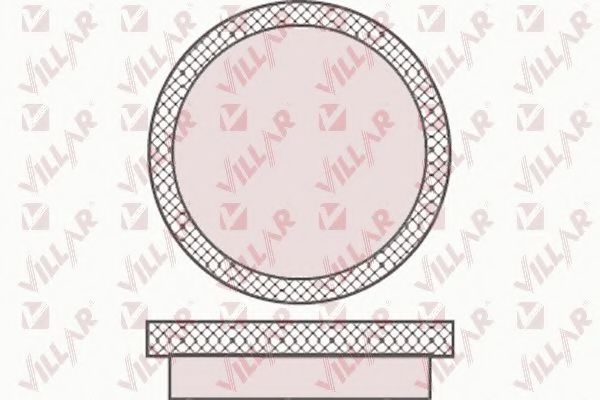 Комплект тормозных колодок, дисковый тормоз VILLAR 20285