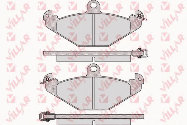 Комплект тормозных колодок, дисковый тормоз VILLAR 626.0890