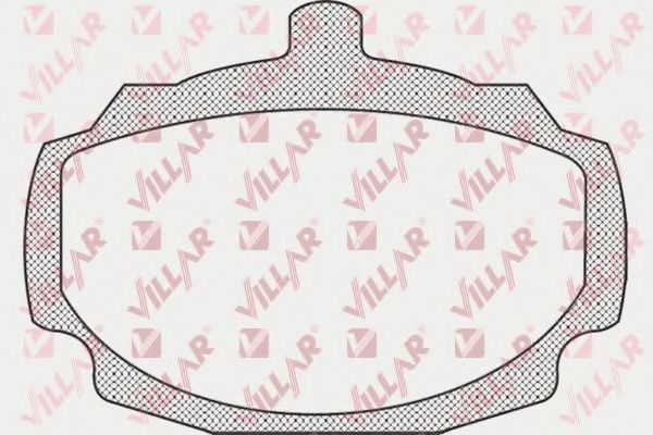 Комплект тормозных колодок, дисковый тормоз VILLAR 626.0923
