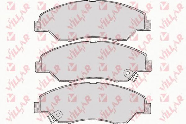 Комплект тормозных колодок, дисковый тормоз VILLAR 626.1053