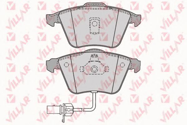 Комплект тормозных колодок, дисковый тормоз VILLAR 626.1230