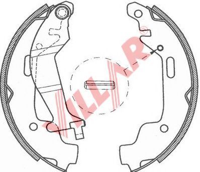 Комплект тормозных колодок VILLAR 629.0787