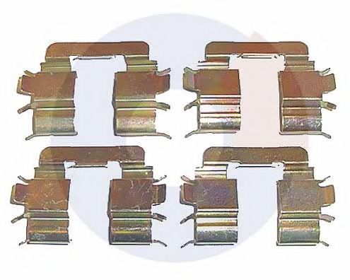 Комплектующие, колодки дискового тормоза CARRAB BRAKE PARTS 1934