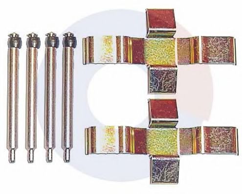 Комплектующие, колодки дискового тормоза OJD (QUICK BRAKE) 1004