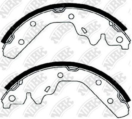 Комплект тормозных колодок NiBK FN0598