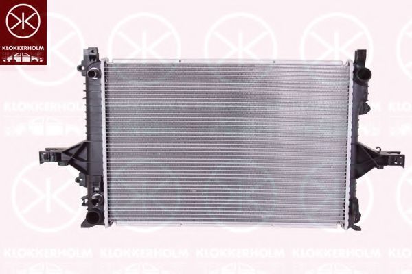 Радиатор, охлаждение двигателя KLOKKERHOLM 9047302117
