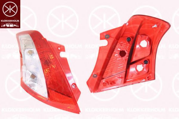 Задний фонарь KLOKKERHOLM 68160701A1