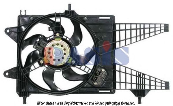 Вентилятор, охлаждение двигателя AKS DASIS 088033N