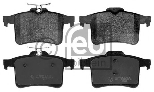 Комплект тормозных колодок, дисковый тормоз FEBI BILSTEIN 116089