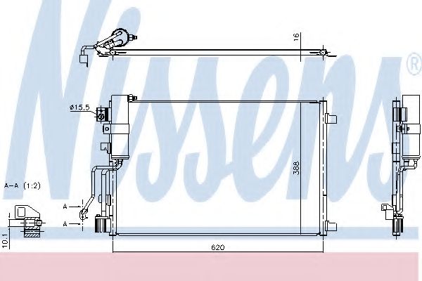 Конденсатор, кондиционер NISSENS 940417