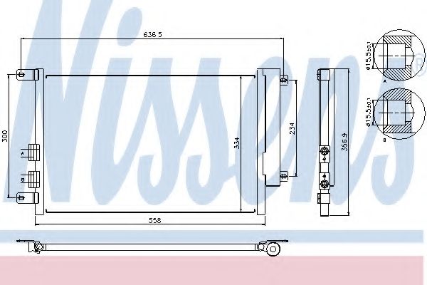 Конденсатор, кондиционер NISSENS 94746