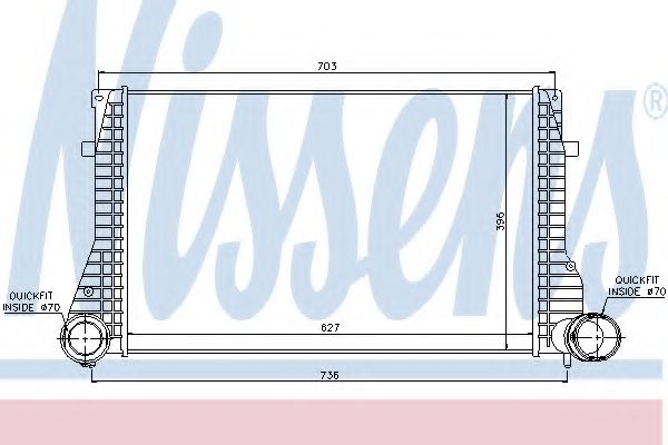 Интеркулер NISSENS 96633