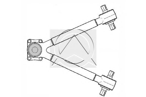 Рычаг независимой подвески колеса, подвеска колеса SIDEM 20043