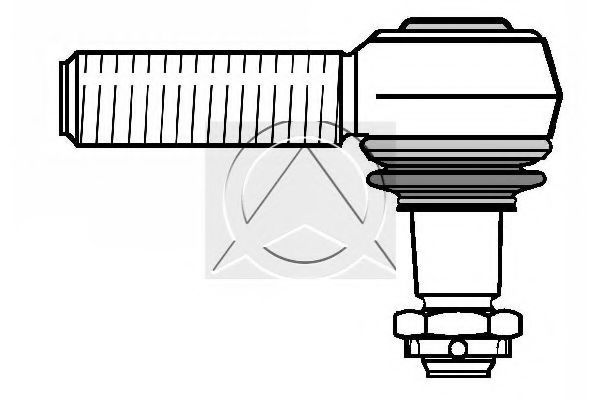 Наконечник поперечной рулевой тяги SIDEM 500039