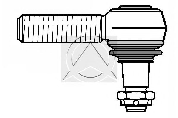 Наконечник поперечной рулевой тяги SIDEM 50833