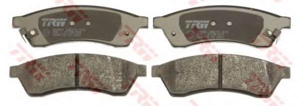 Комплект тормозных колодок, дисковый тормоз TRW 24746
